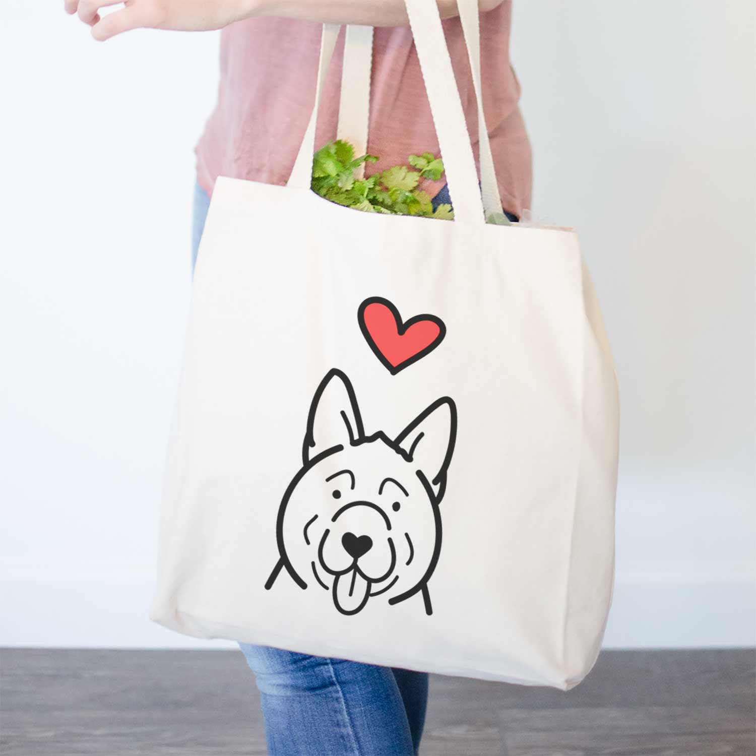 Love Always Akita - Tote Bag