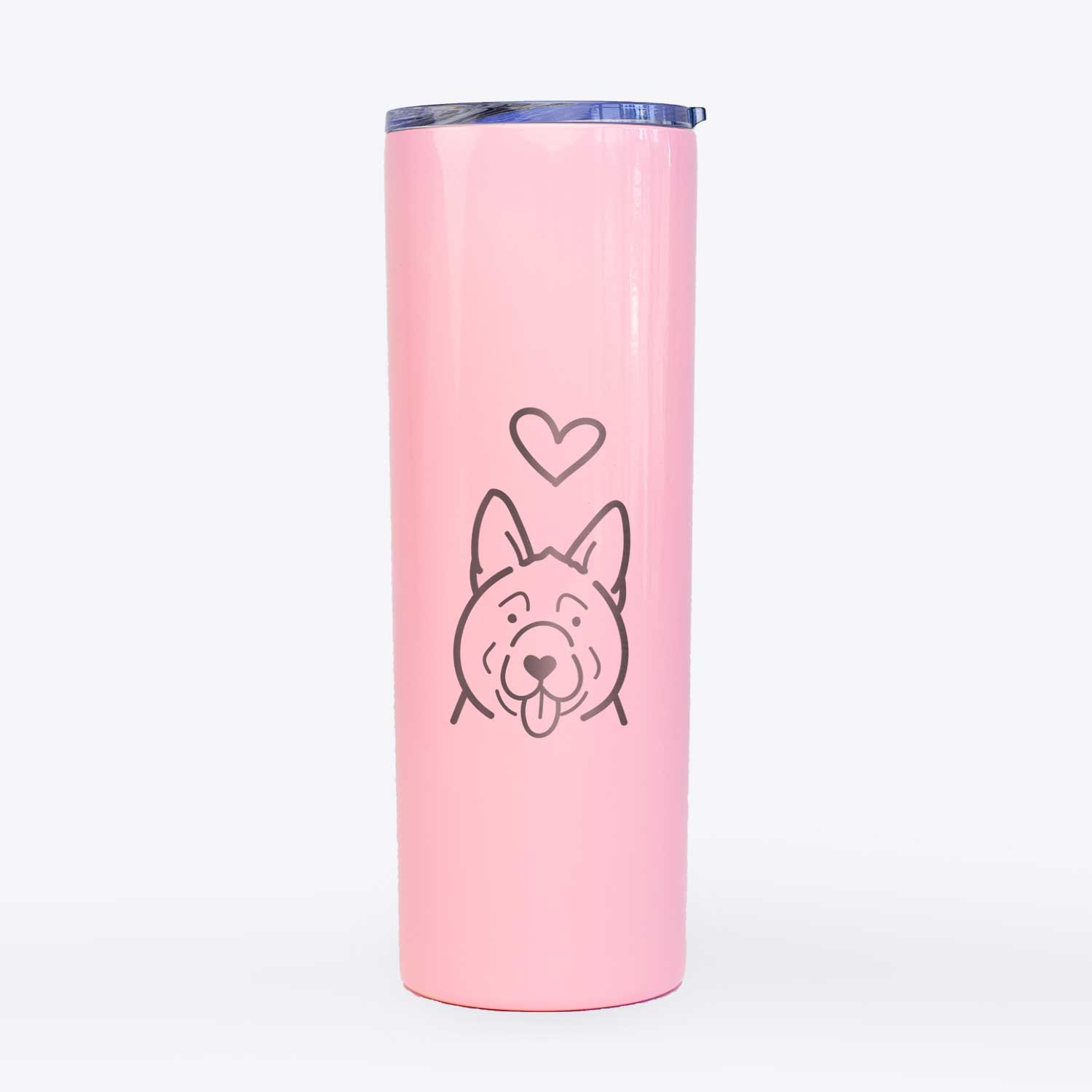 Love Always Akita - 20oz Skinny Tumbler