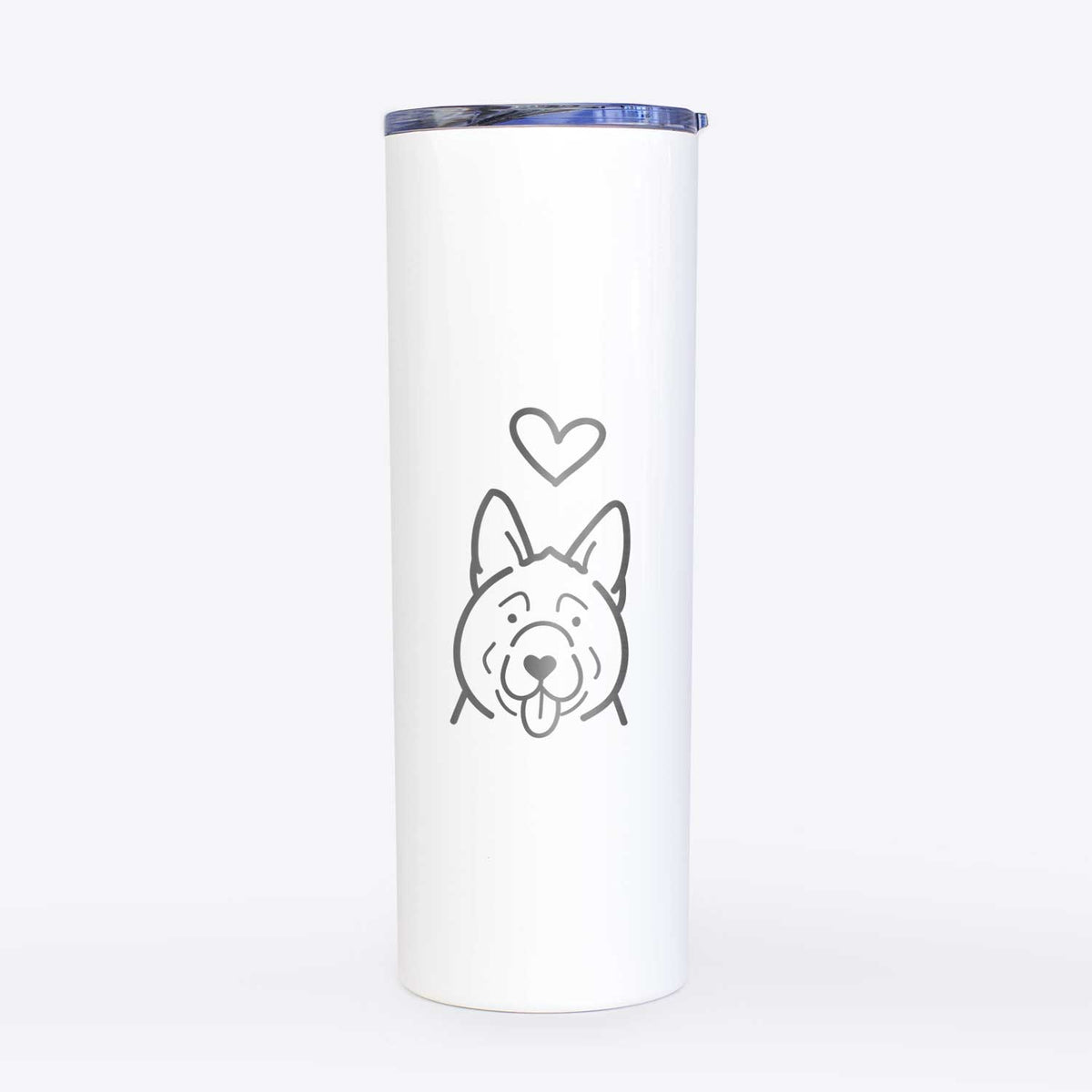 Love Always Akita - 20oz Skinny Tumbler