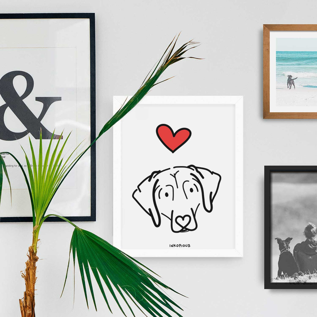 Love Always Beagle - Aly Art Print