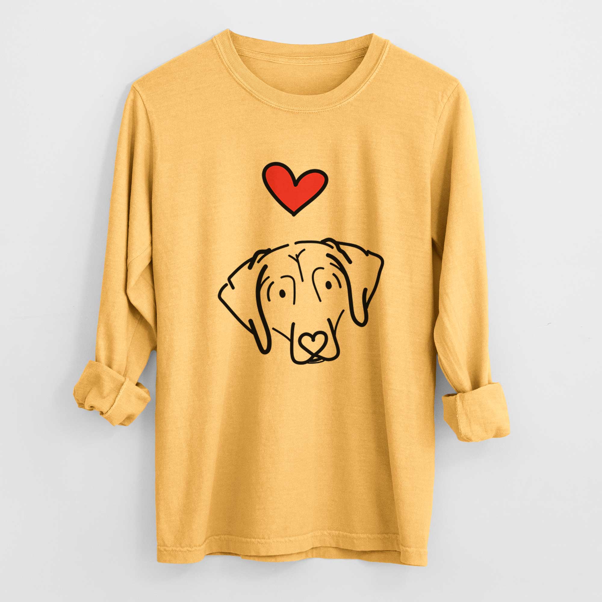 Love Always Beagle - Aly - Heavyweight 100% Cotton Long Sleeve