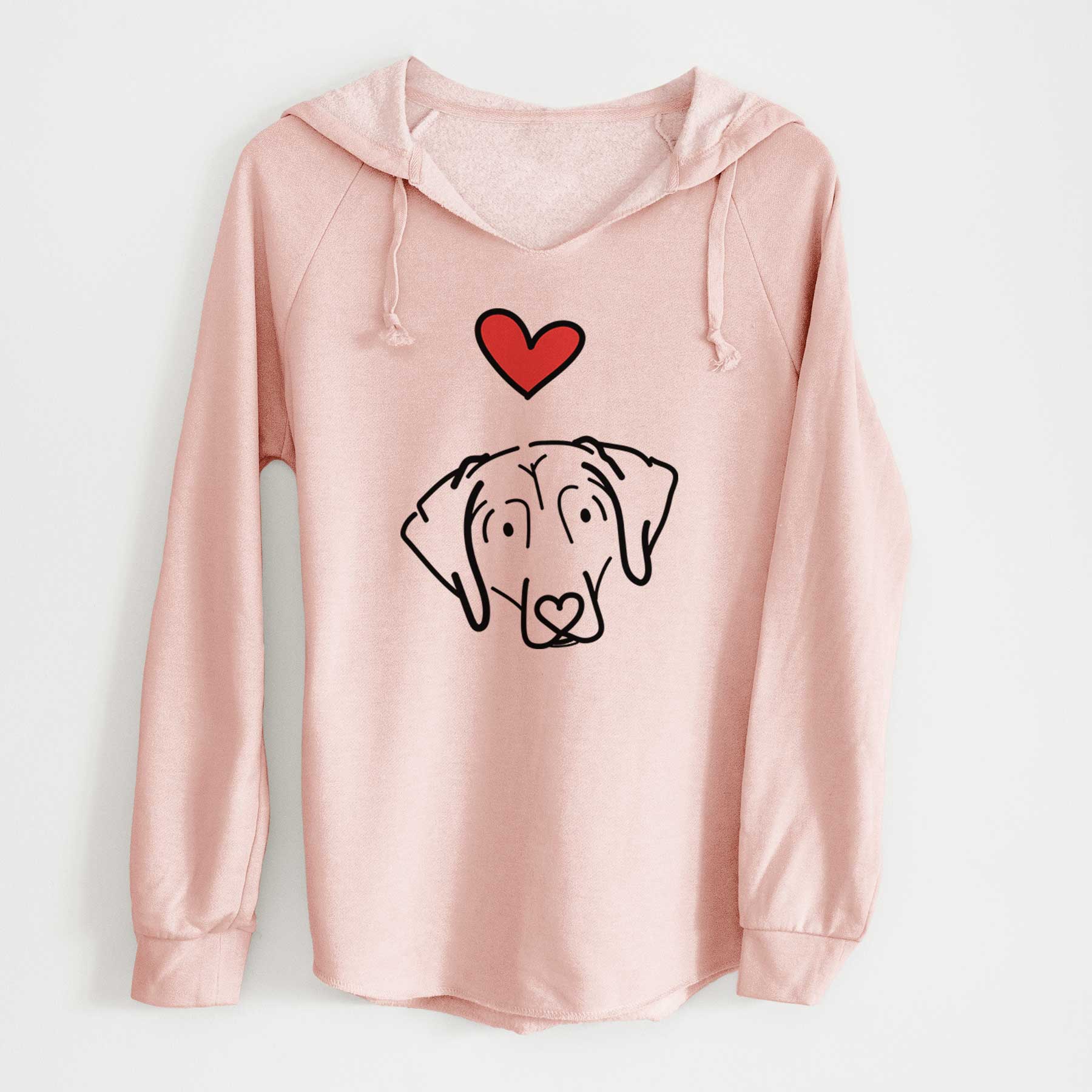 Love Always Beagle - Aly - Cali Wave Hooded Sweatshirt