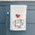 Love Always Beagle - Aly - Decorative Hand Towel