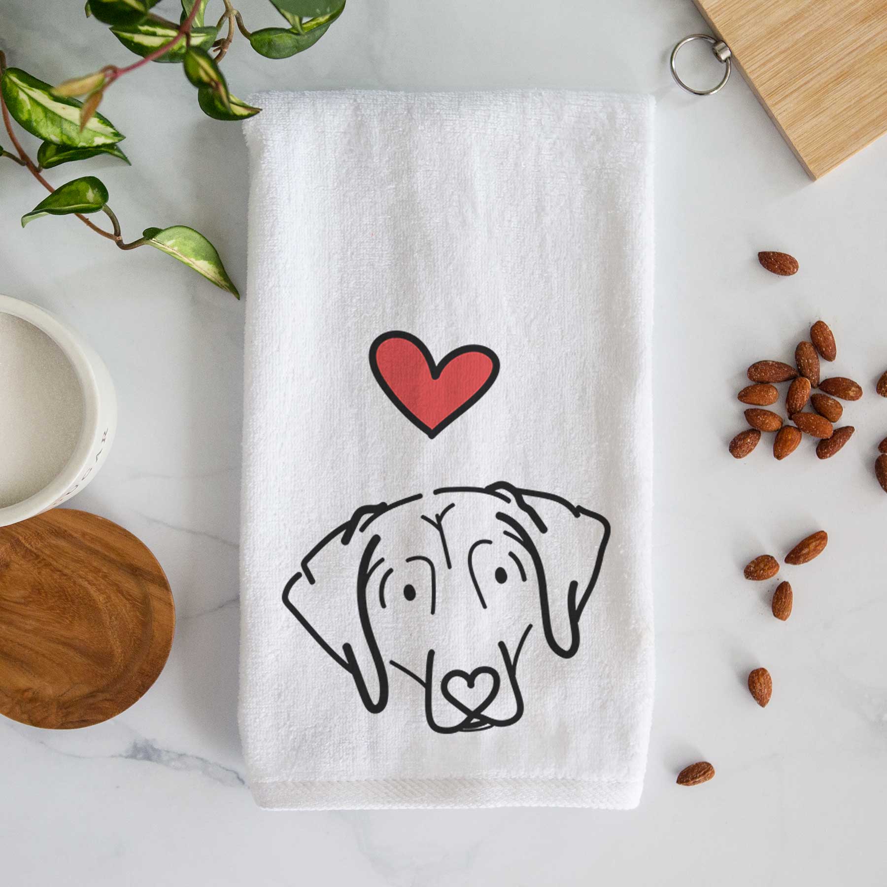 Love Always Beagle - Aly - Decorative Hand Towel