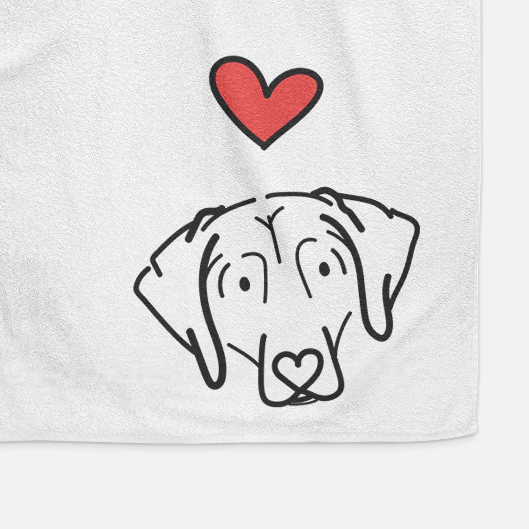 Love Always Beagle - Aly - Decorative Hand Towel