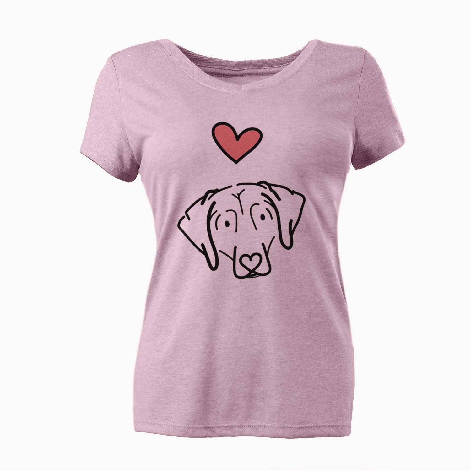 Love Always Beagle - Aly - Women's V-neck Shirt