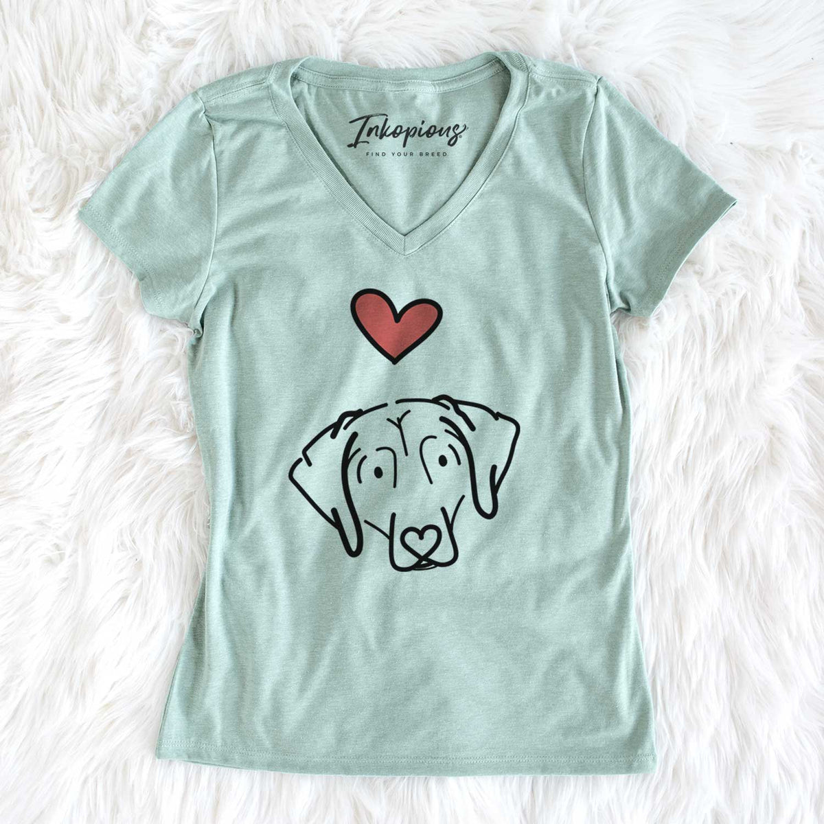 Love Always Beagle - Aly - Women&#39;s V-neck Shirt