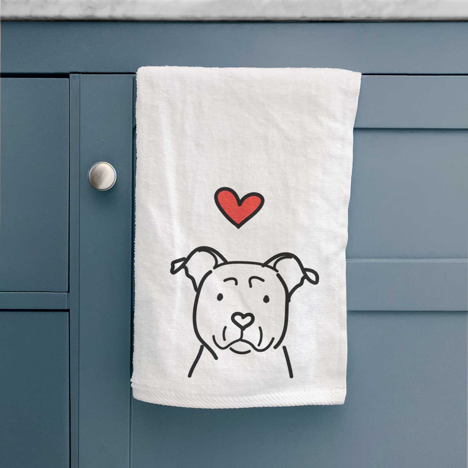 Love Always American Staffordshire Terrier - Decorative Hand Towel