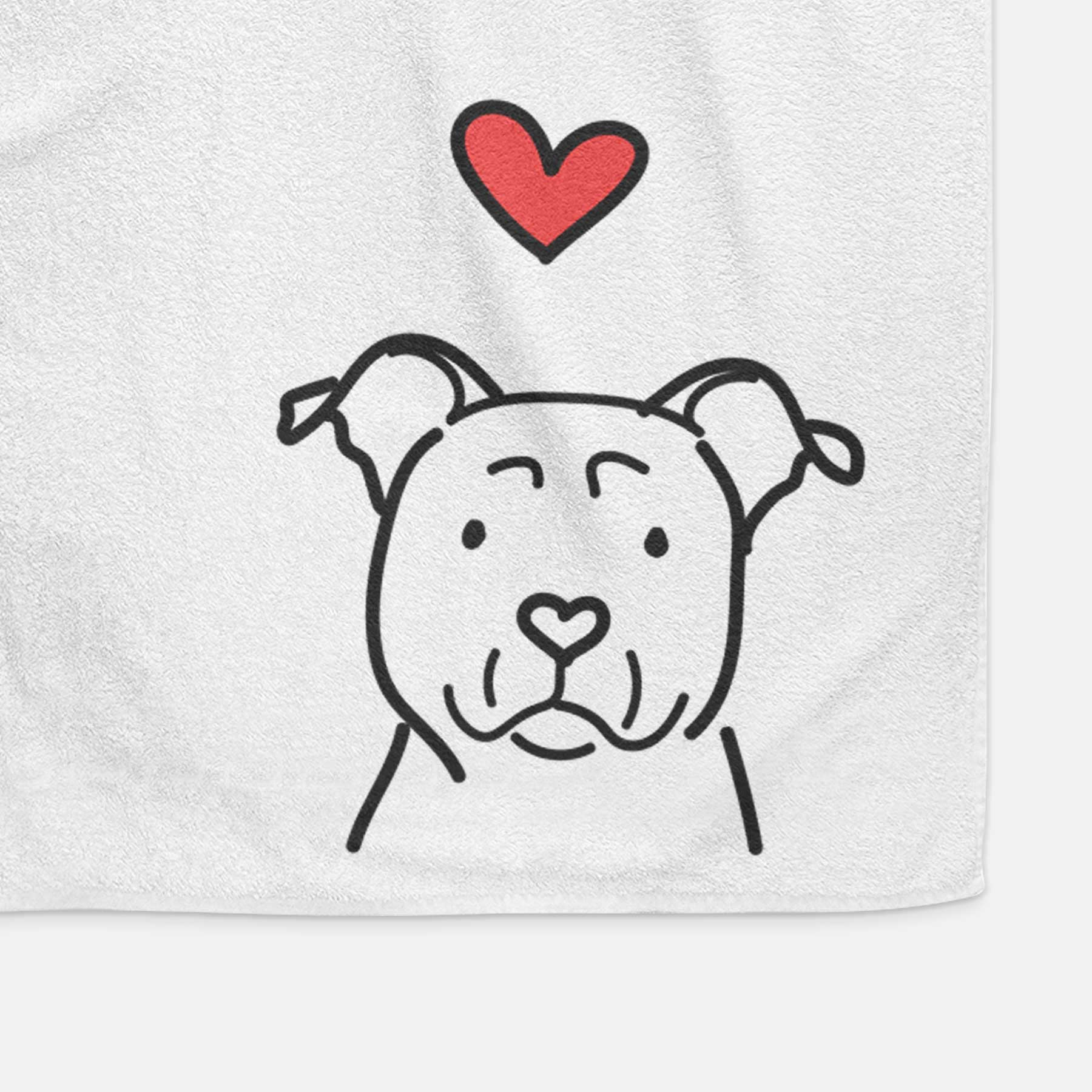 Love Always American Staffordshire Terrier - Decorative Hand Towel