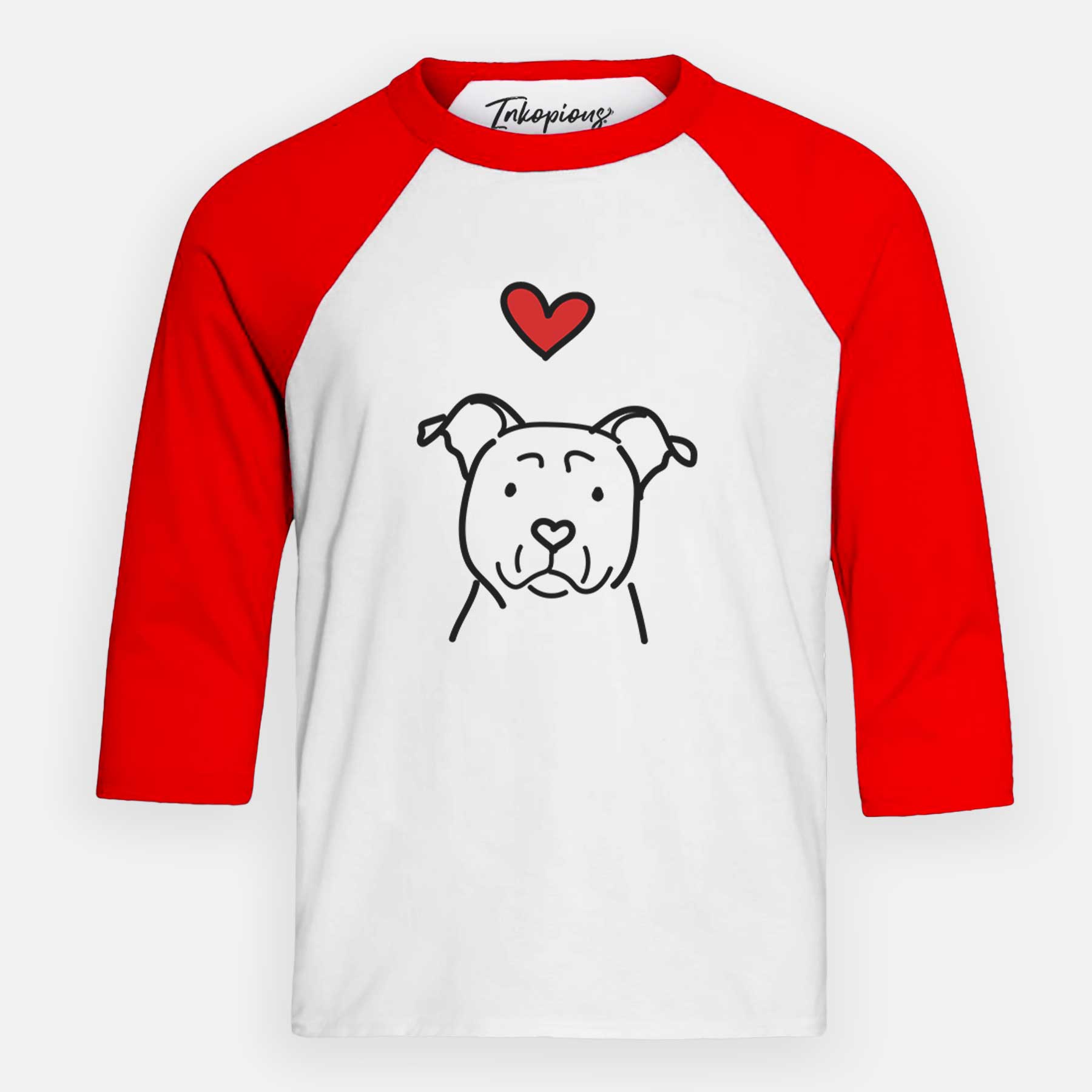 Love Always American Staffordshire Terrier - Youth 3/4 Long Sleeve