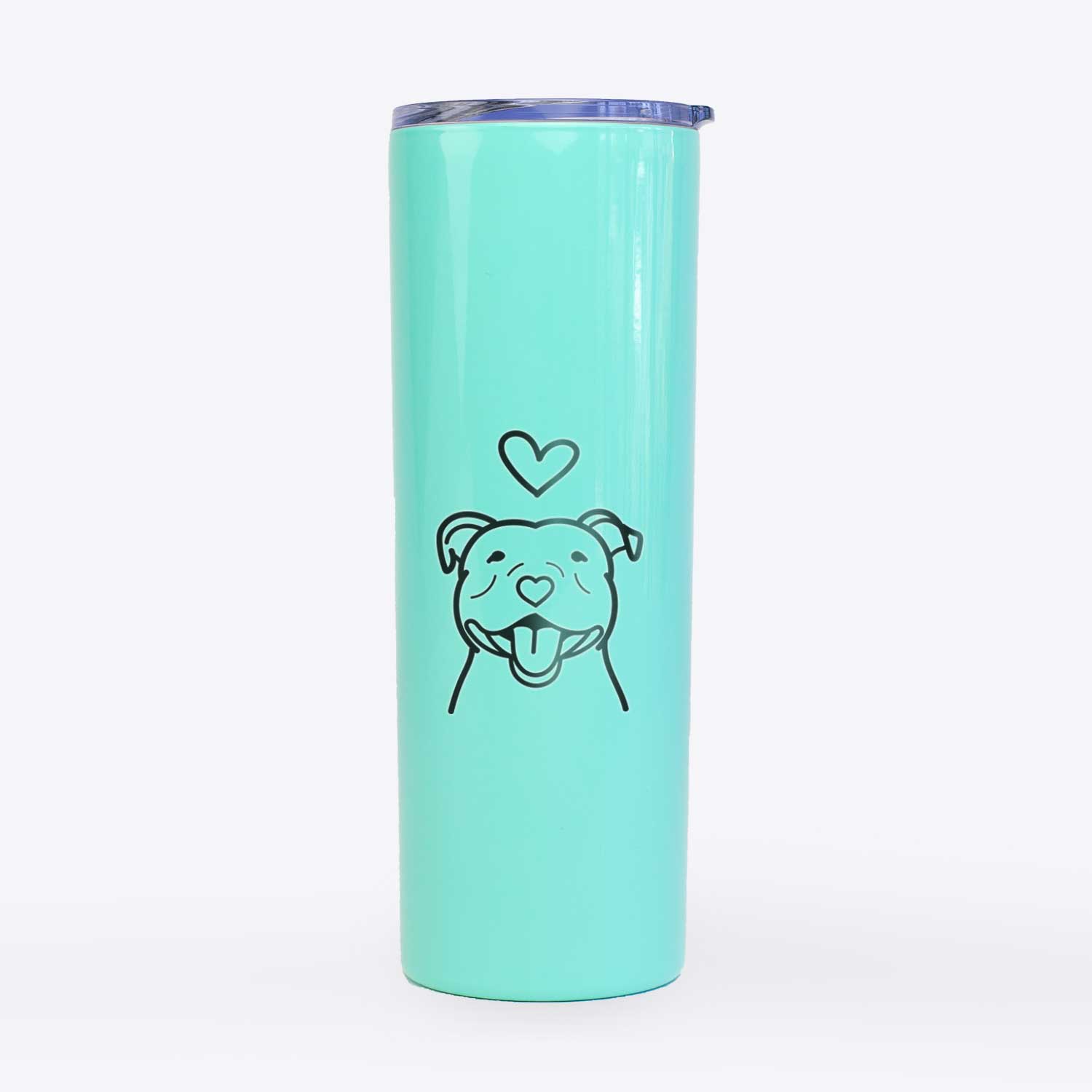 Love Always Happy American Staffordshire Terrier - 20oz Skinny Tumbler