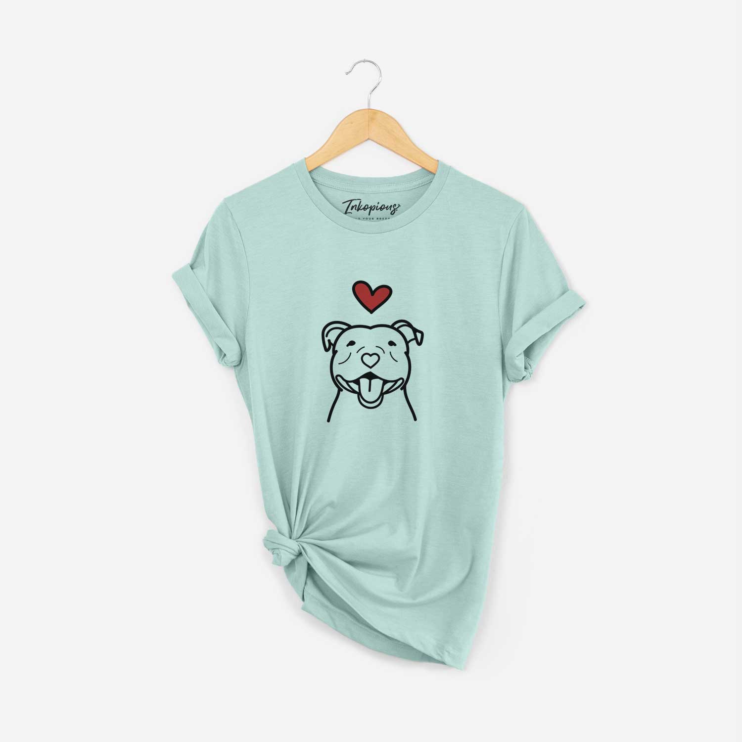 Love Always Happy American Staffordshire Terrier - Unisex Crewneck