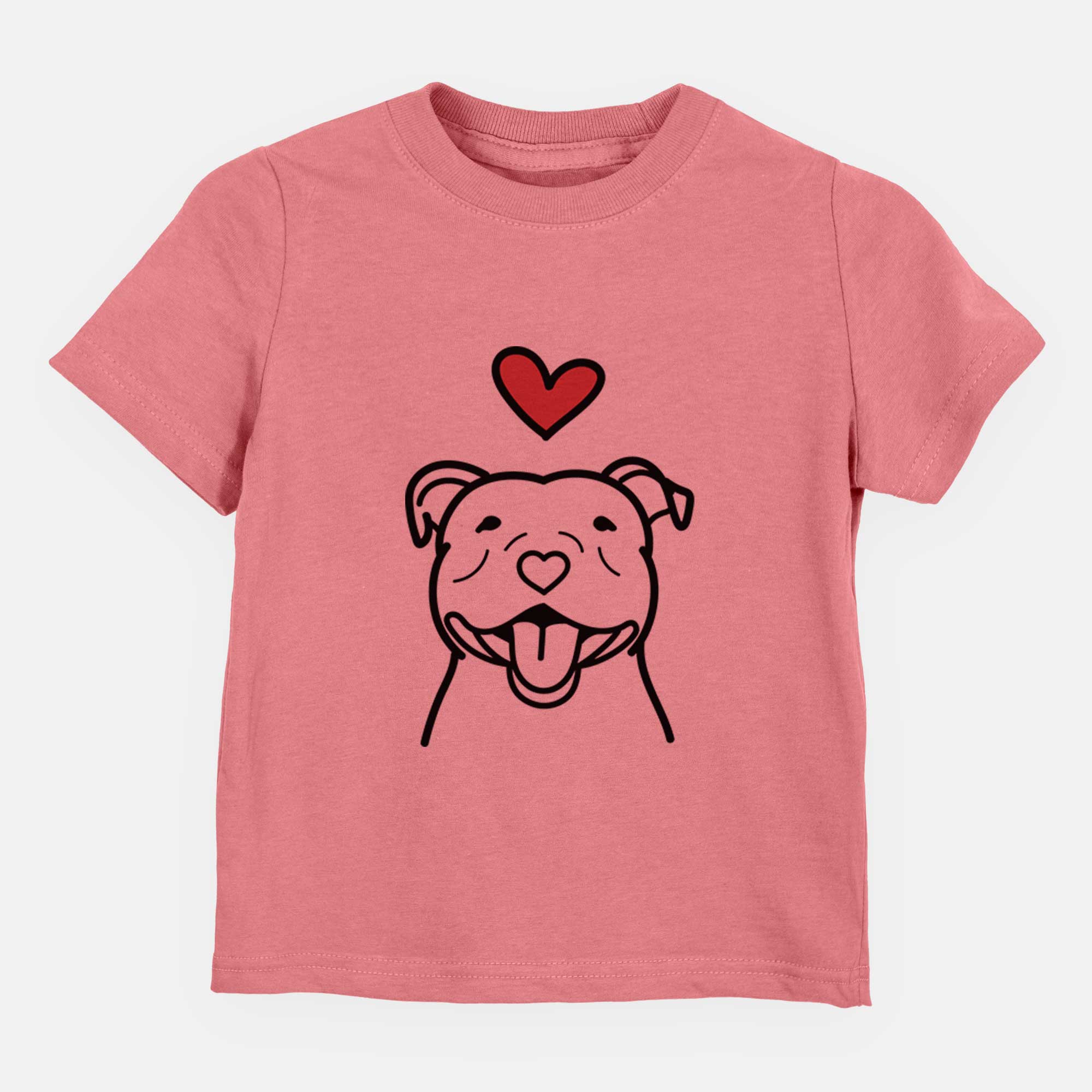 Love Always Happy American Staffordshire Terrier - Kids/Youth/Toddler Shirt