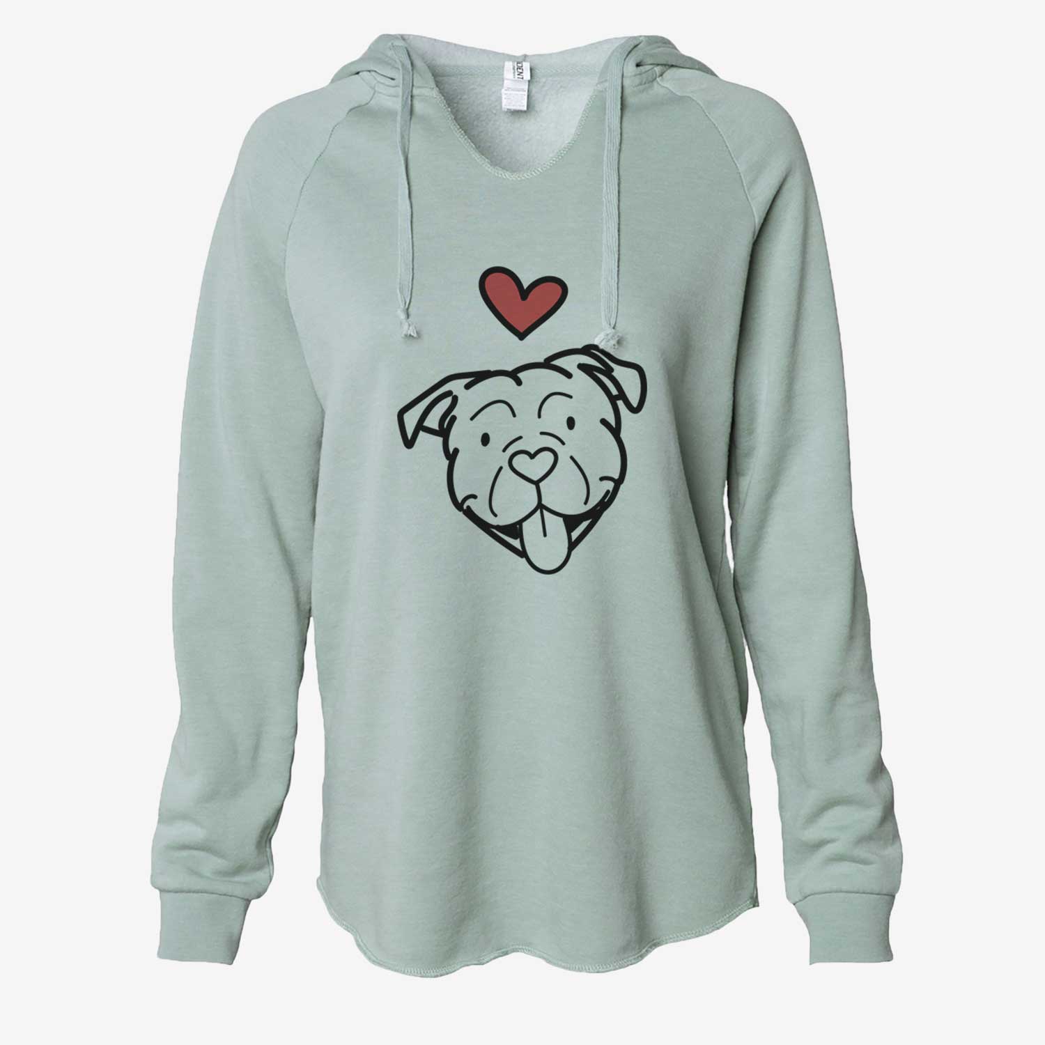 Love Always American Bulldog - Cali Wave Hooded Sweatshirt