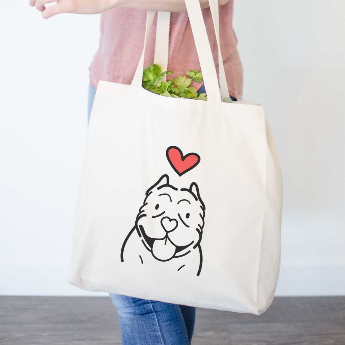 Love Always American Bully - Tote Bag