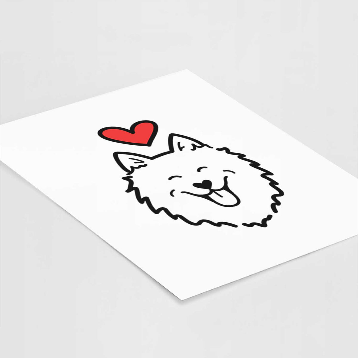Love Always American Eskimo Art Print