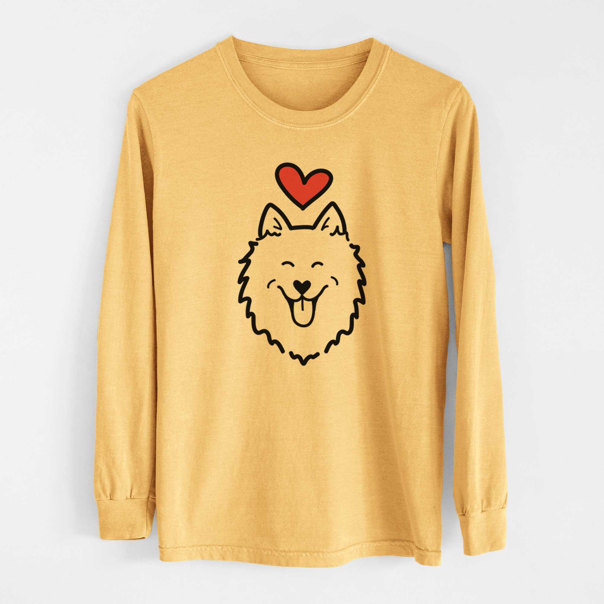 Love Always American Eskimo - Heavyweight 100% Cotton Long Sleeve