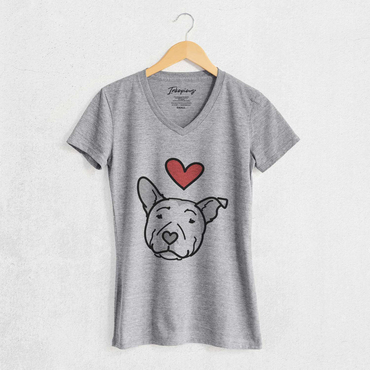 Love Always Pitbull - Archer - Women's V-neck Shirt