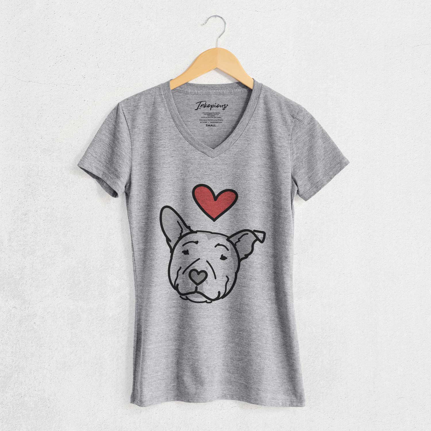 Love Always Pitbull - Archer - Women's V-neck Shirt