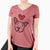 Love Always Pitbull - Archer - Women's V-neck Shirt