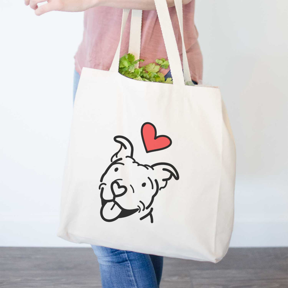 Love Always Pitbull - Arlo - Tote Bag