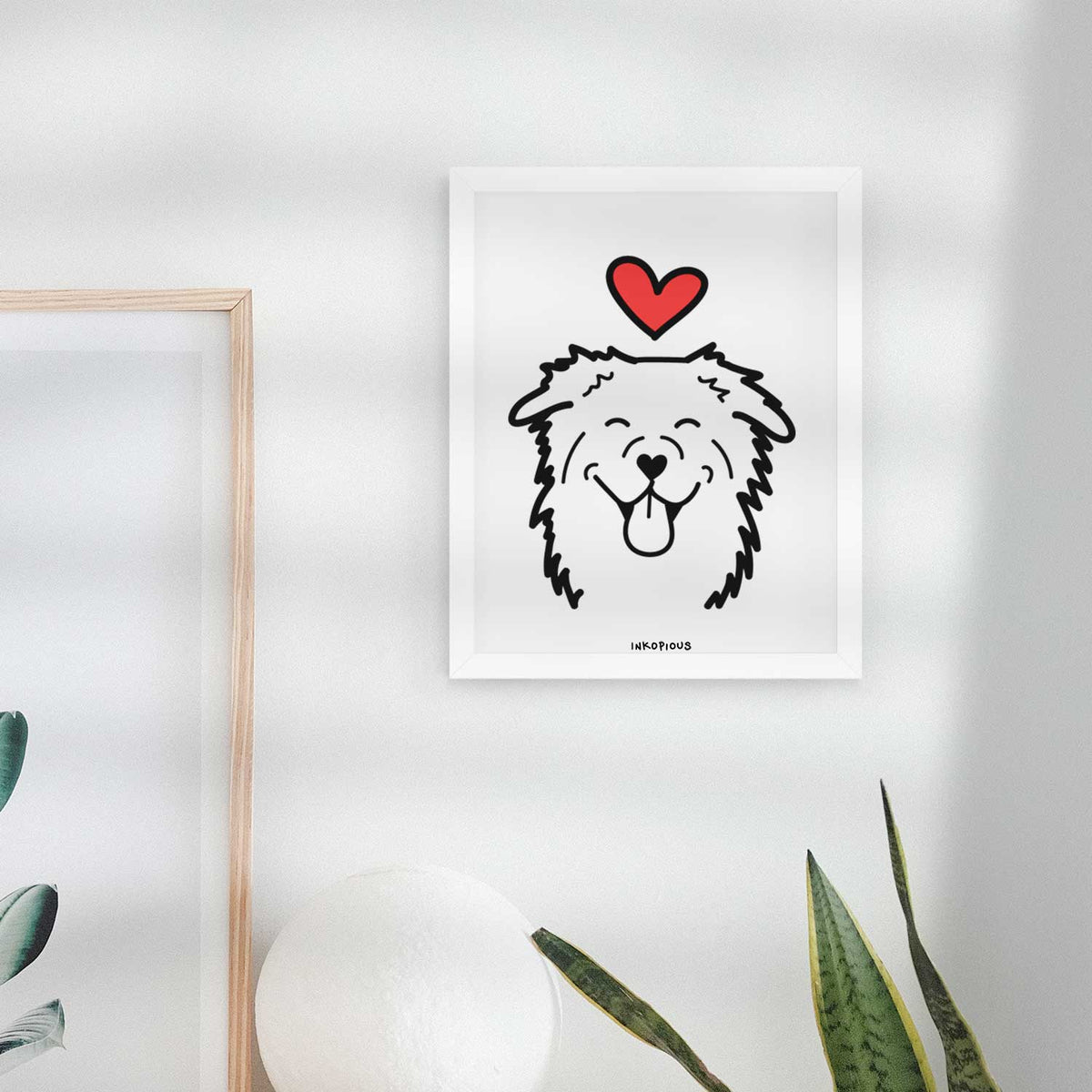 Love Always Australian Shepherd Art Print