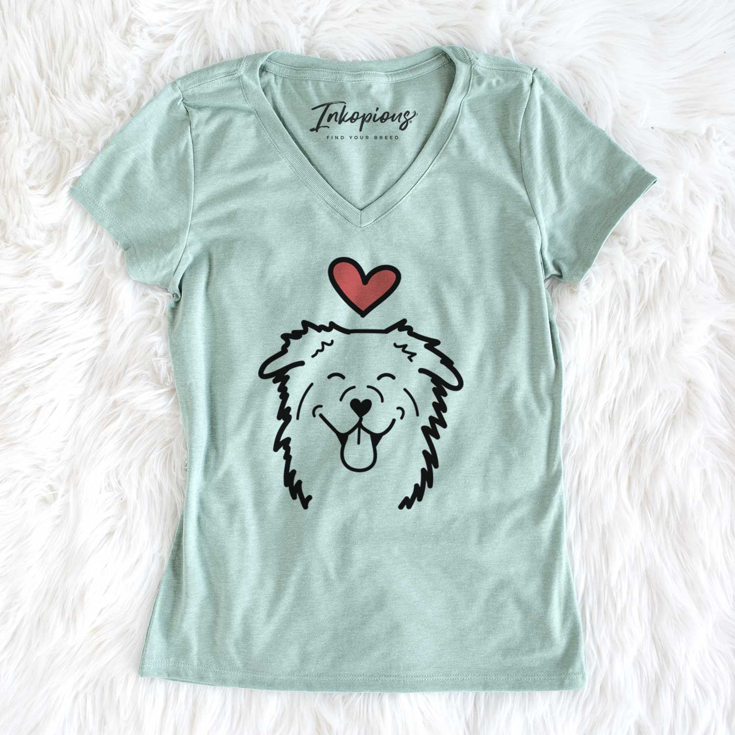 Love Always Australian Shepherd - Women's Perfect V-neck Shirt