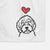 Love Always Aussiedoodle - Decorative Hand Towel