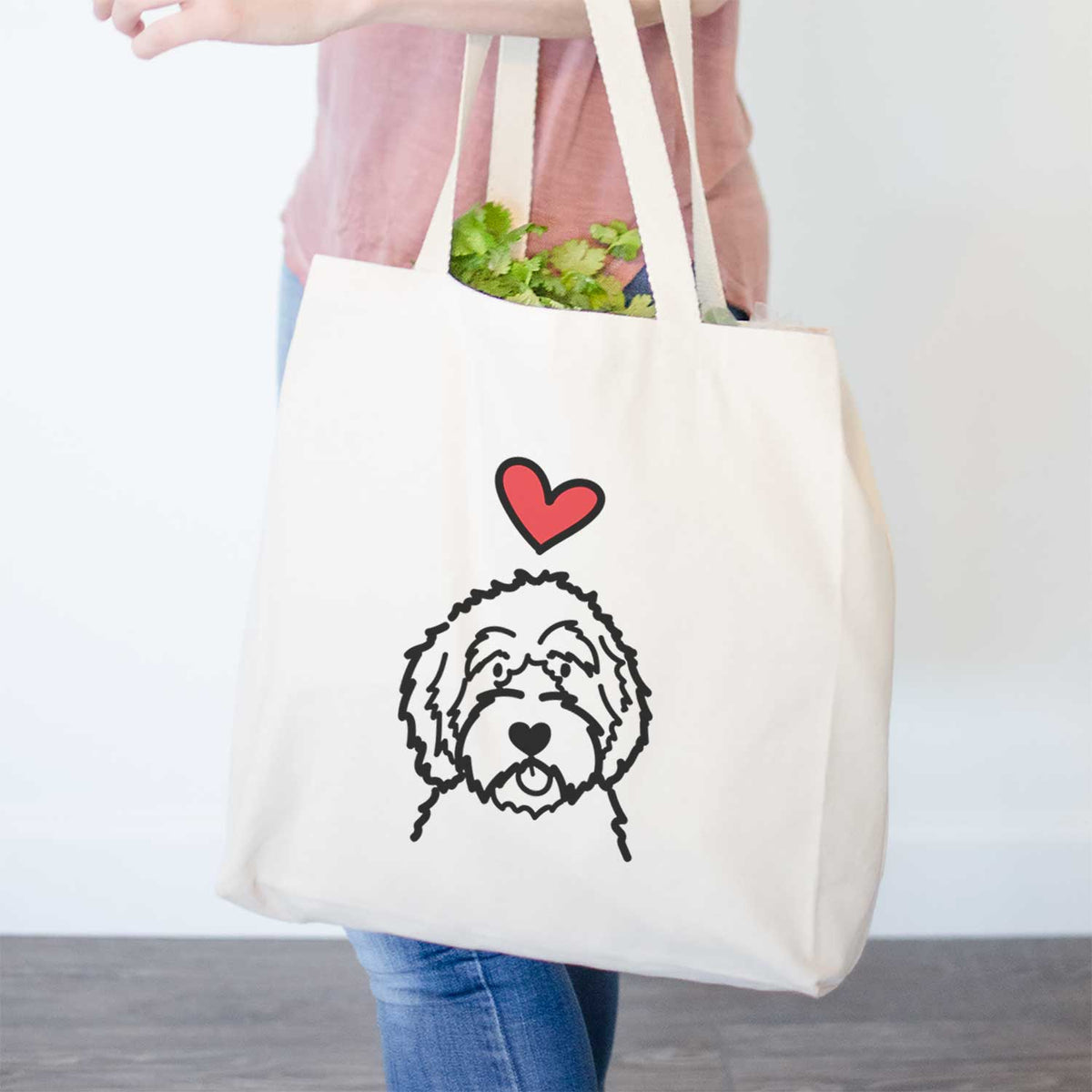 Love Always Aussiedoodle - Tote Bag