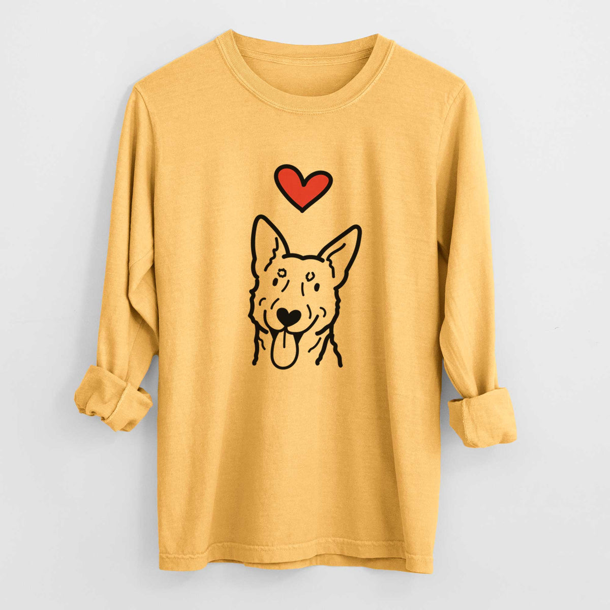 Love Always Australian Cattle Dog - Heavyweight 100% Cotton Long Sleeve