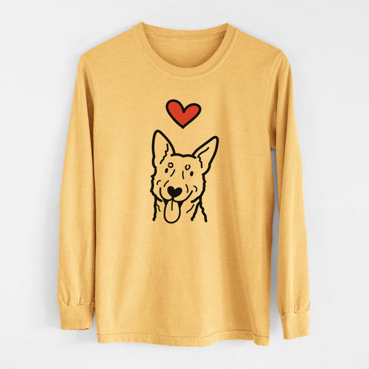 Love Always Australian Cattle Dog - Heavyweight 100% Cotton Long Sleeve
