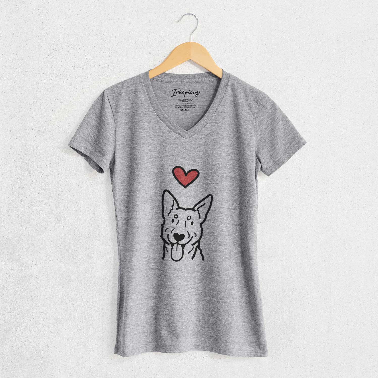 Love Always Australian Cattle Dog - Women's V-neck Shirt