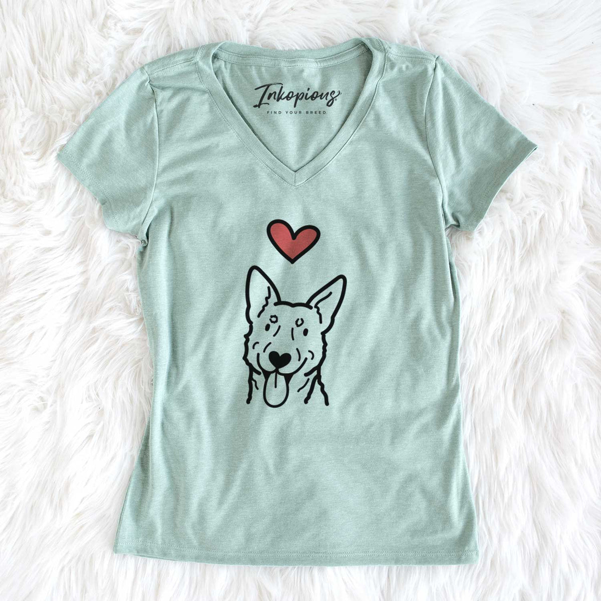 Love Always Australian Cattle Dog - Women&#39;s V-neck Shirt