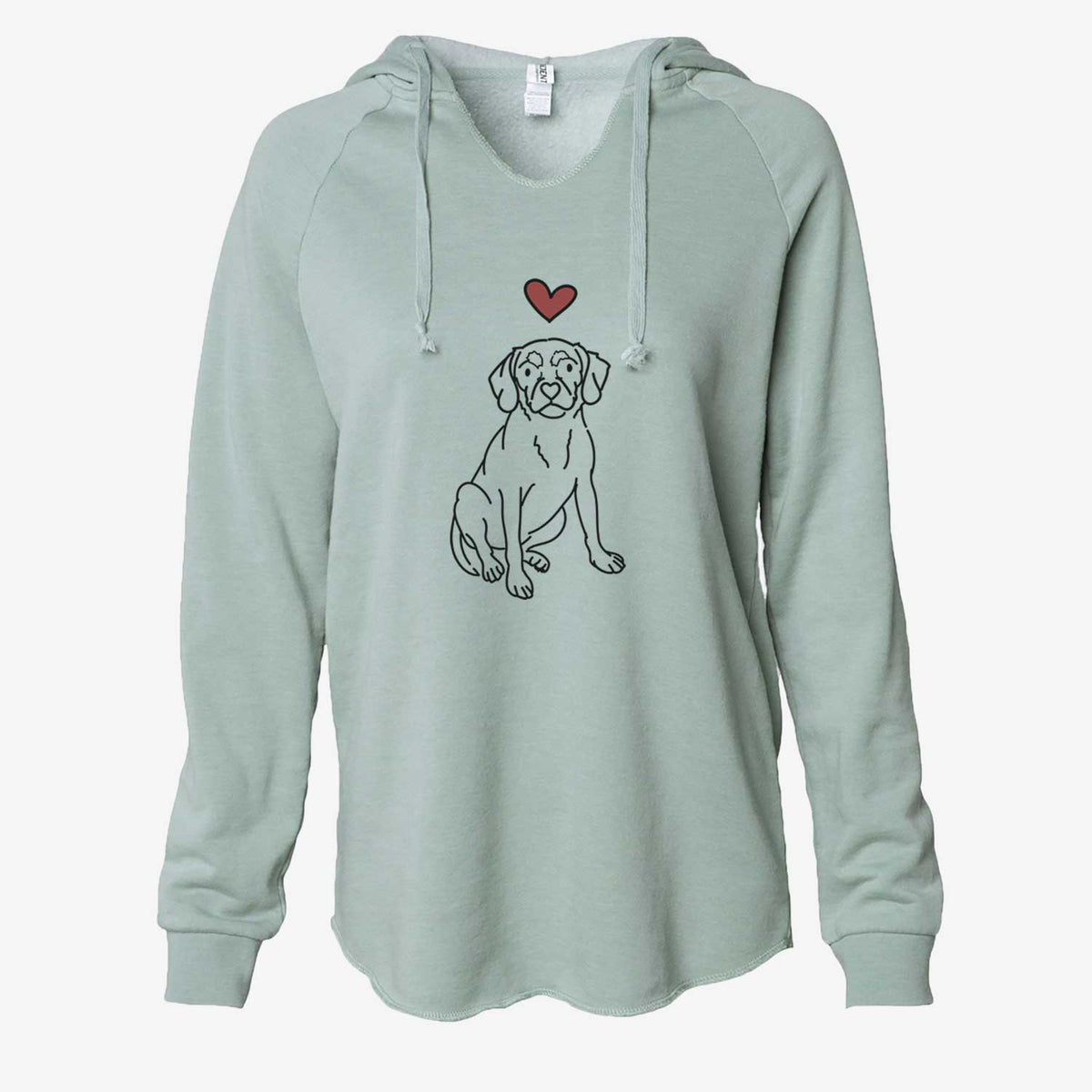 Love Always Puggle - Babs - Cali Wave Hooded Sweatshirt