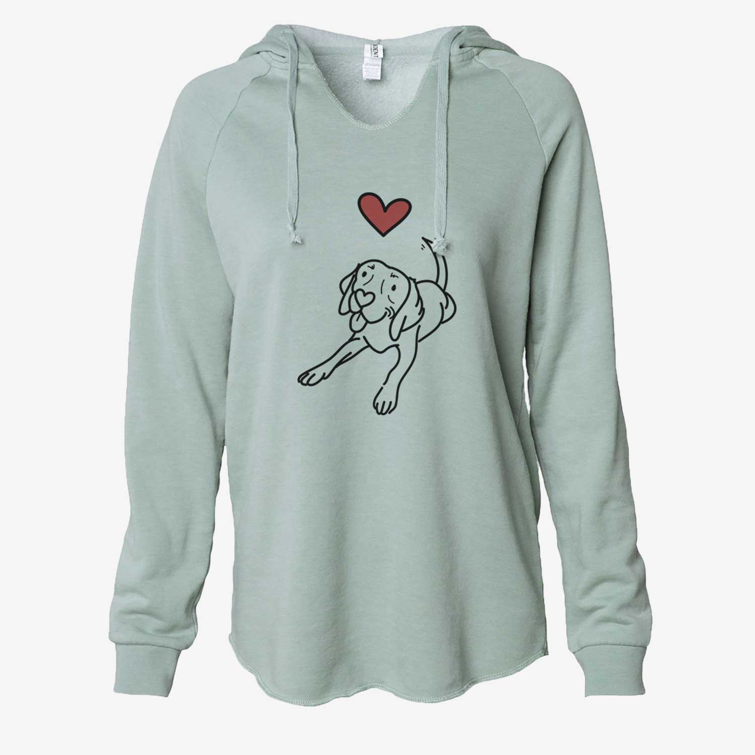 Love Always Beagle - Bagel - Cali Wave Hooded Sweatshirt