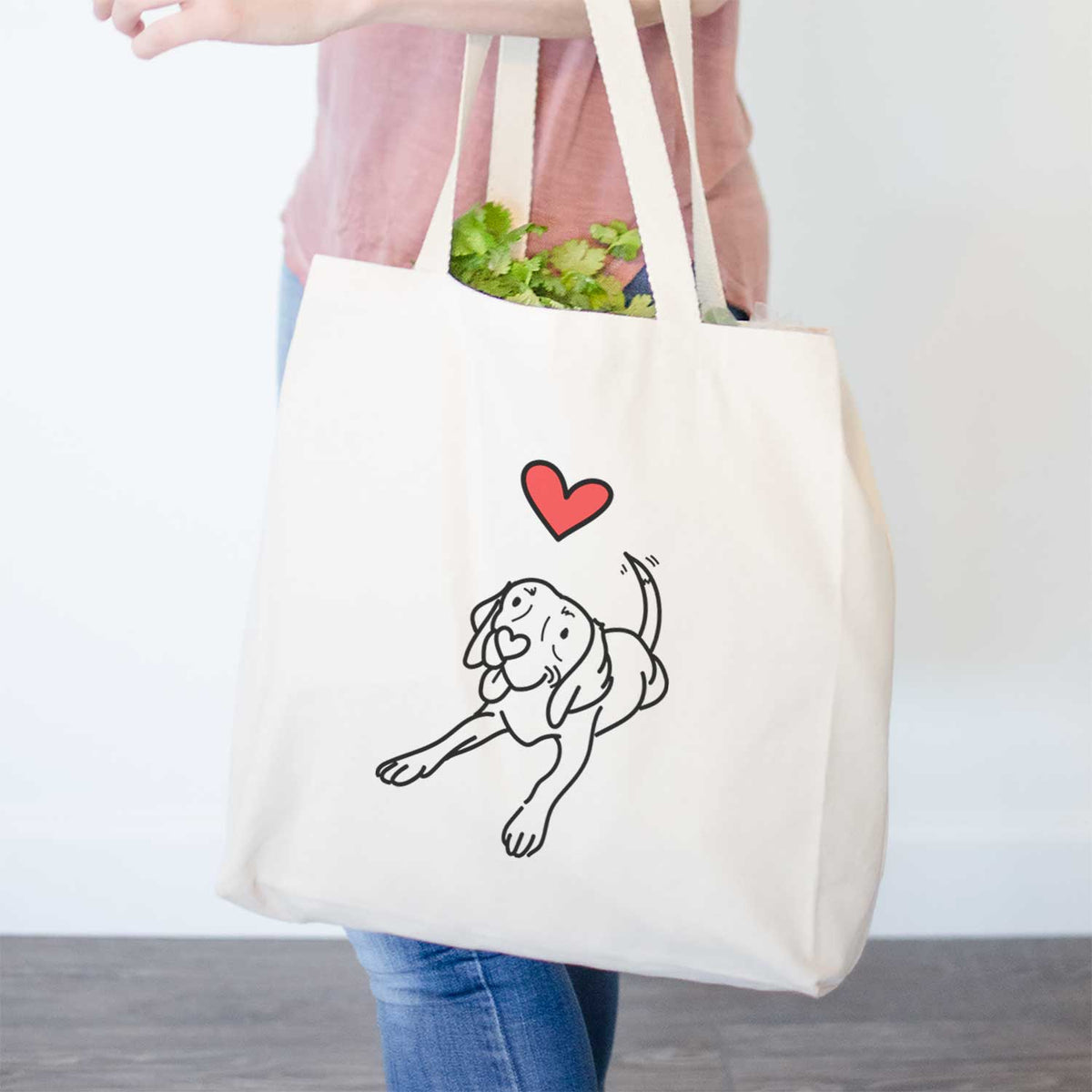 Love Always Beagle - Bagel - Tote Bag