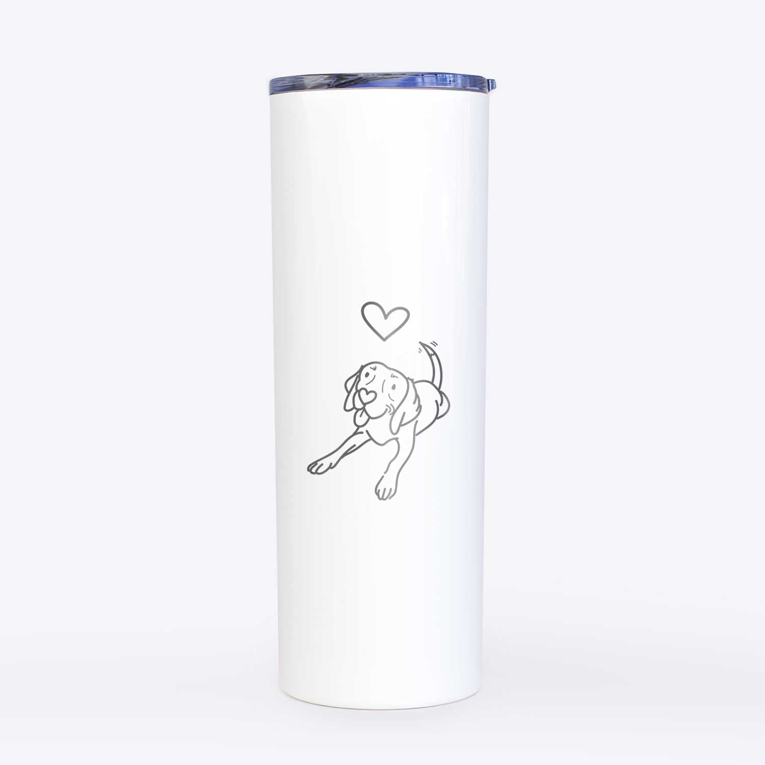 Love Always Beagle - Bagel - 20oz Skinny Tumbler