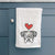 Love Always English Bulldog - Bailey - Decorative Hand Towel