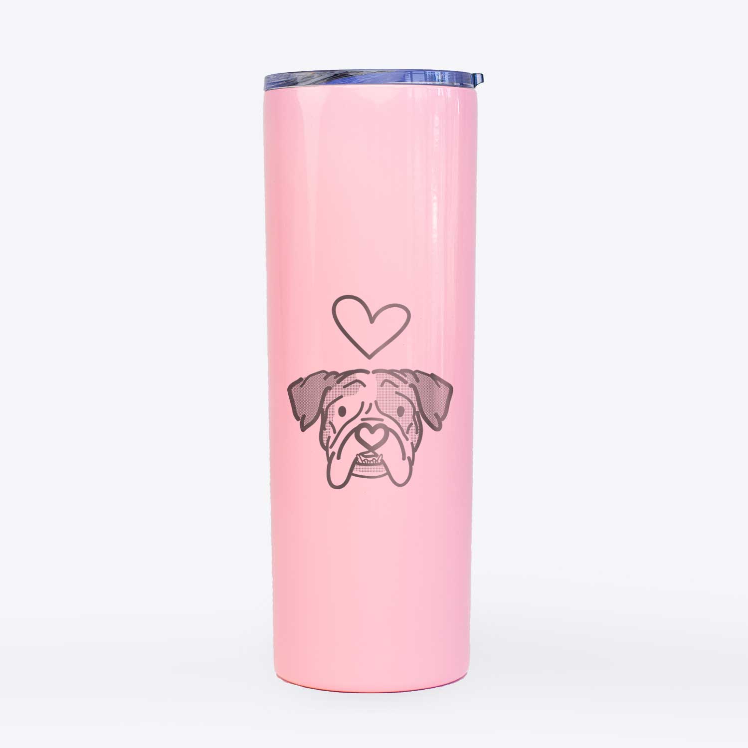 Love Always English Bulldog - Bailey - 20oz Skinny Tumbler