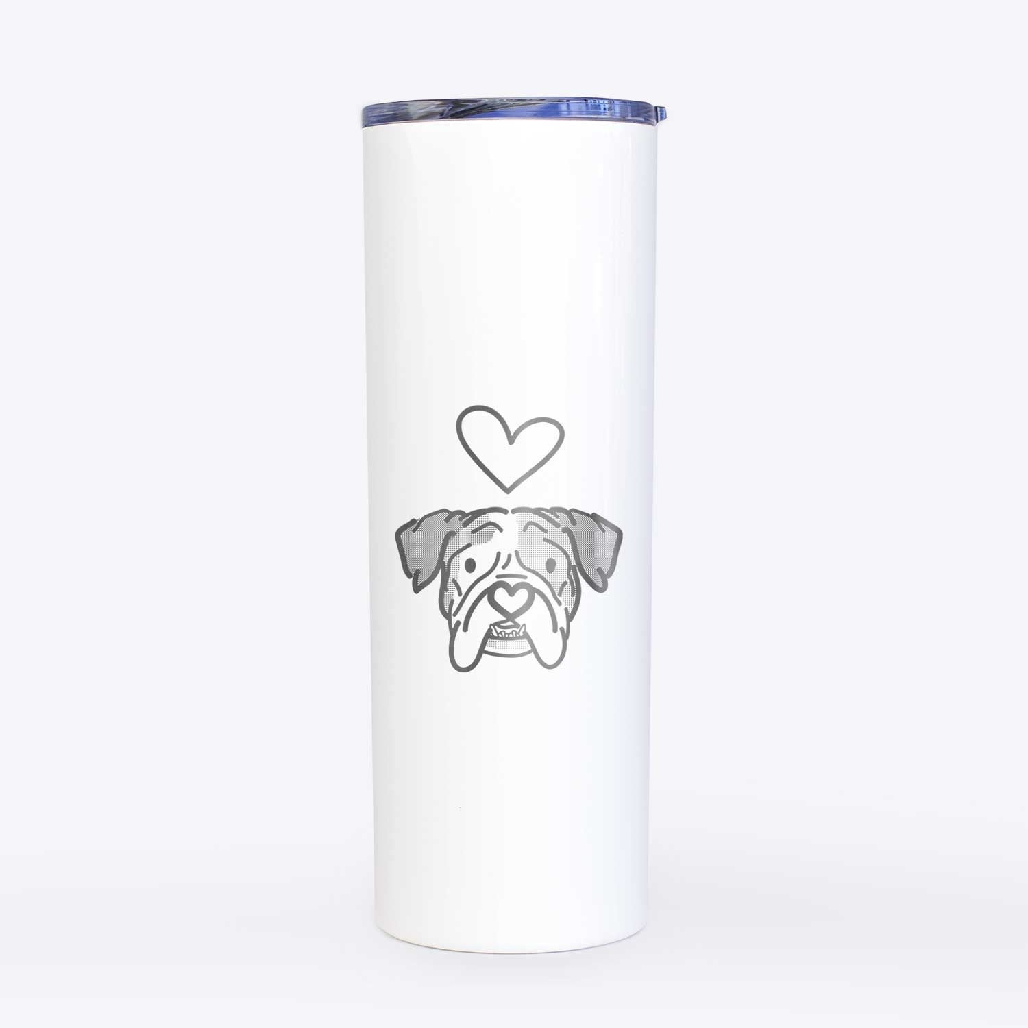 Love Always English Bulldog - Bailey - 20oz Skinny Tumbler