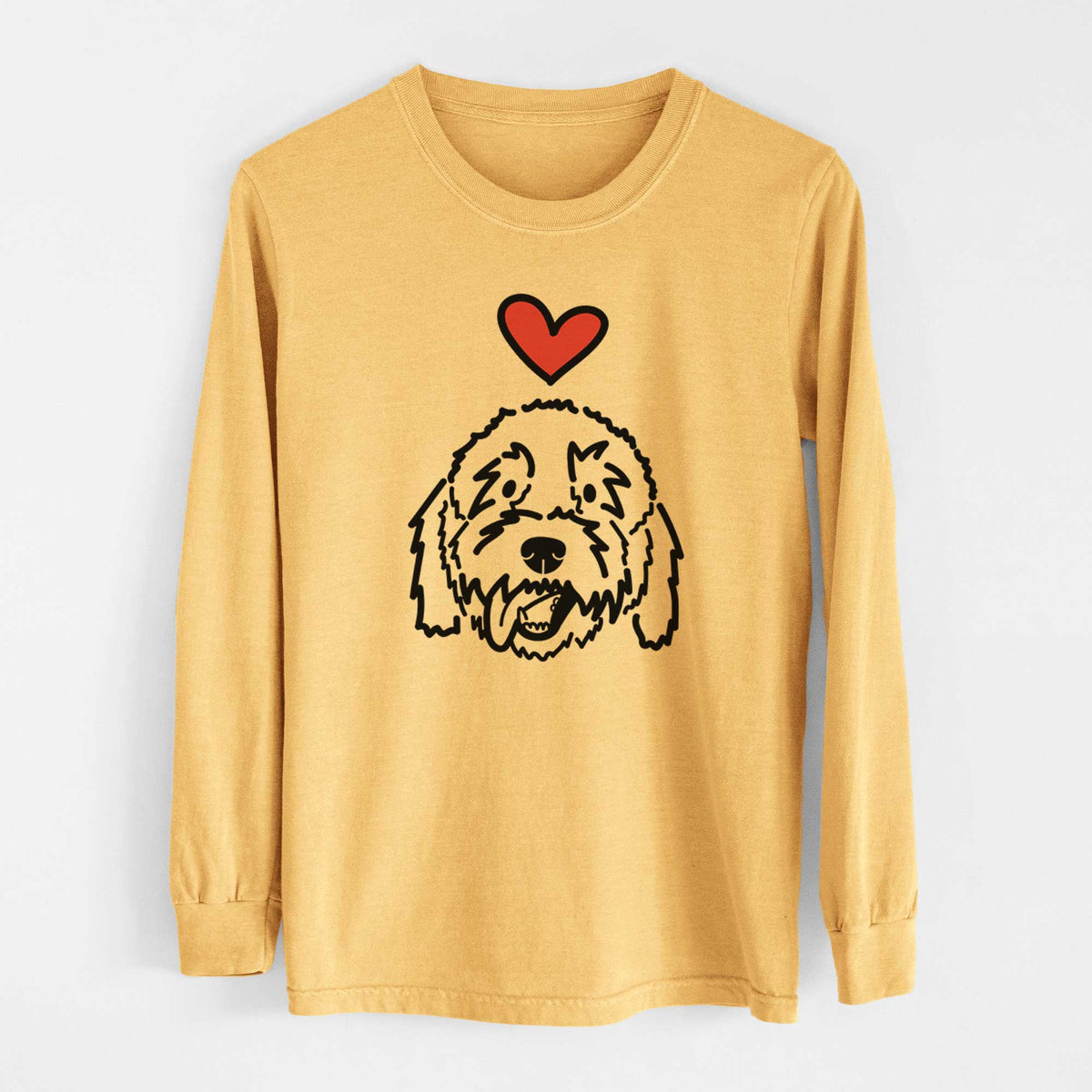 Love Always Goldendoodle - Barry - Heavyweight 100% Cotton Long Sleeve