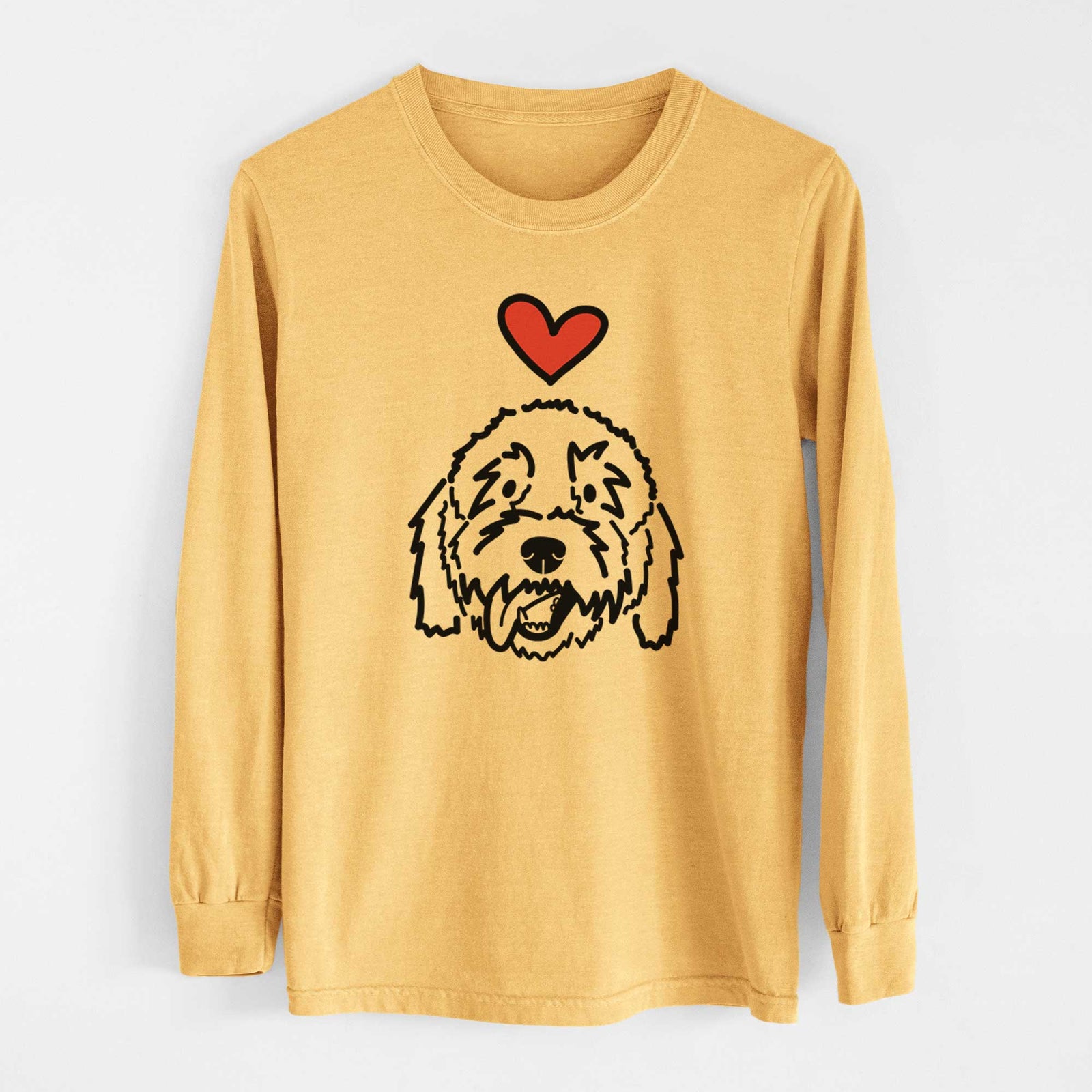 Love Always Goldendoodle - Barry - Heavyweight 100% Cotton Long Sleeve