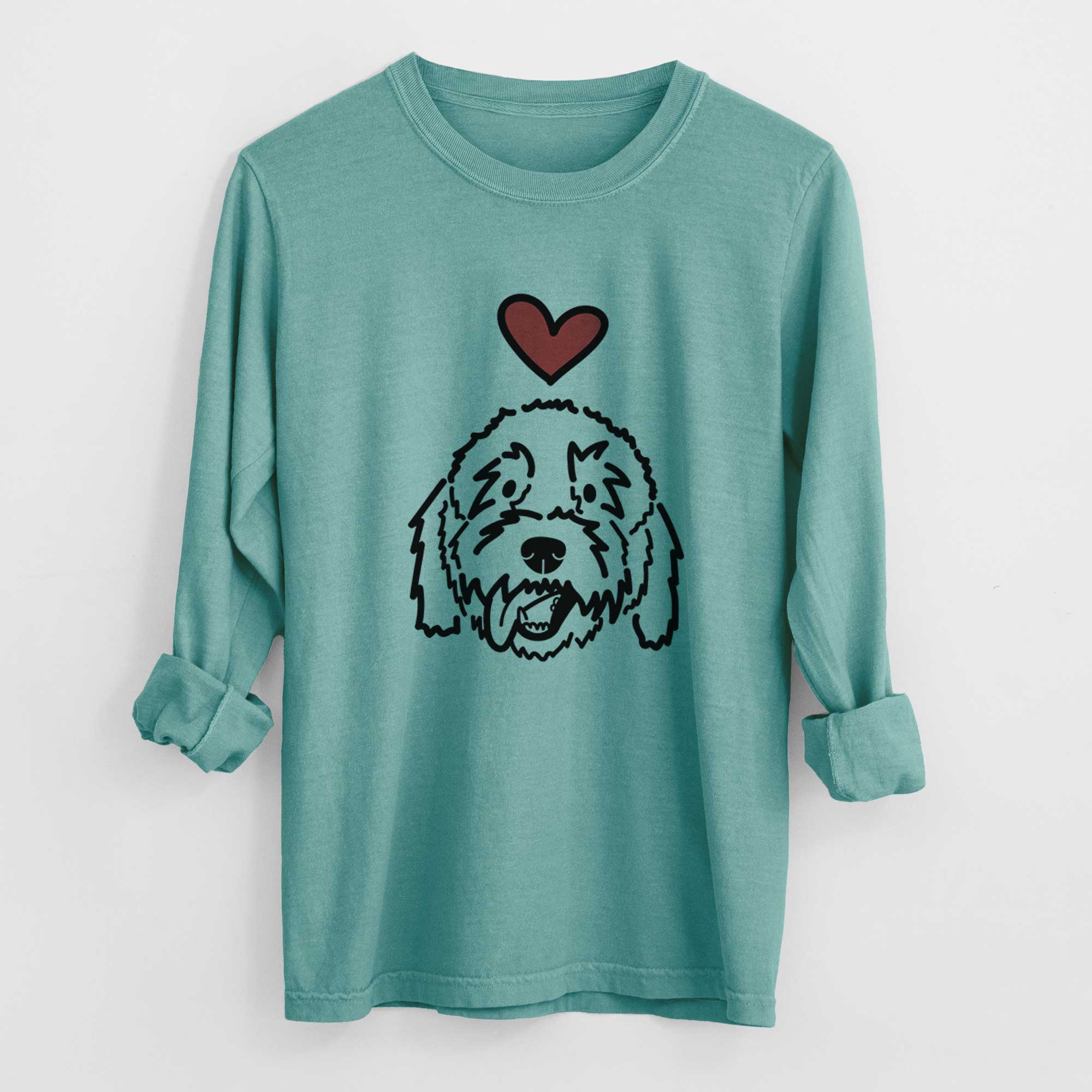 Love Always Goldendoodle - Barry - Heavyweight 100% Cotton Long Sleeve