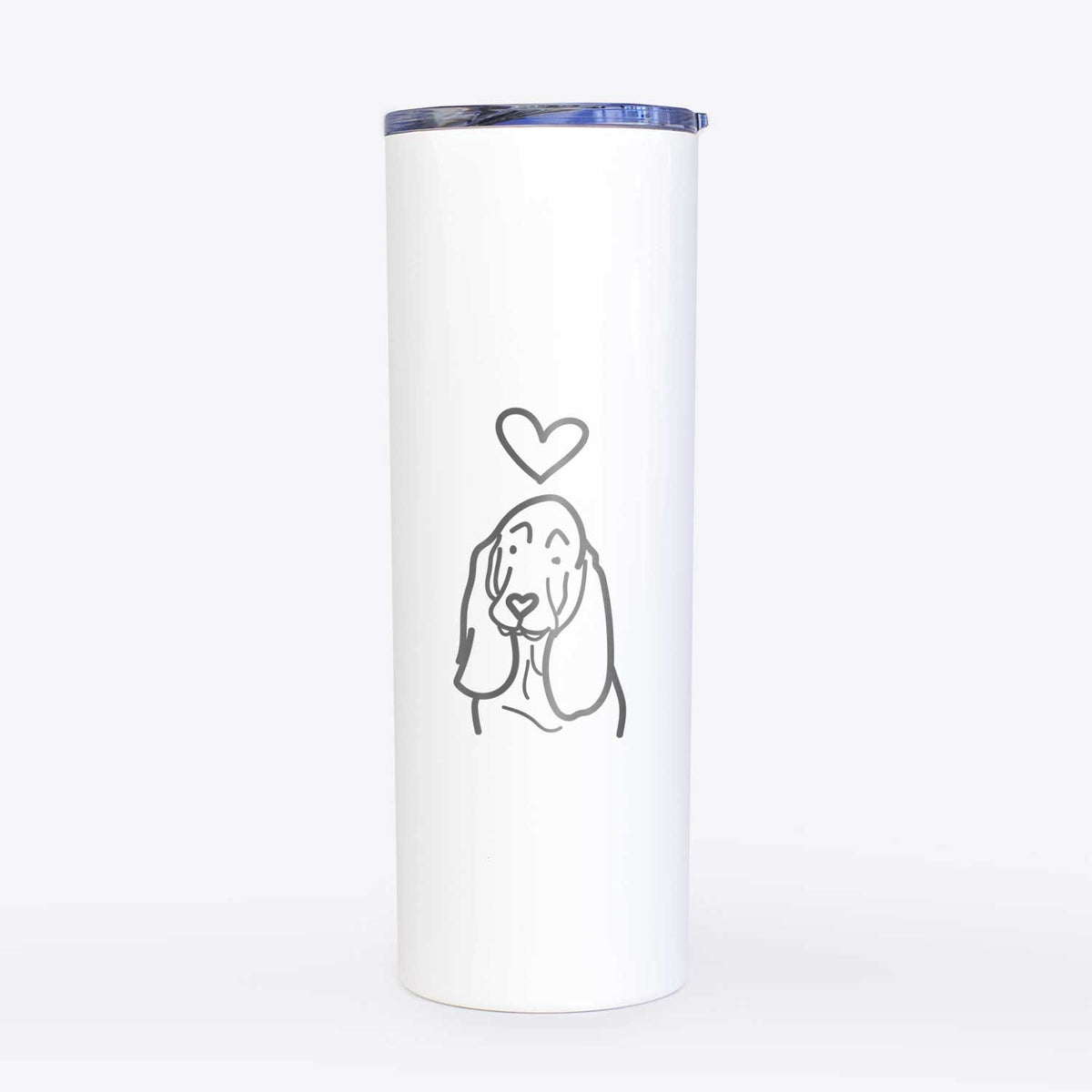 Love Always Basset Hound - 20oz Skinny Tumbler