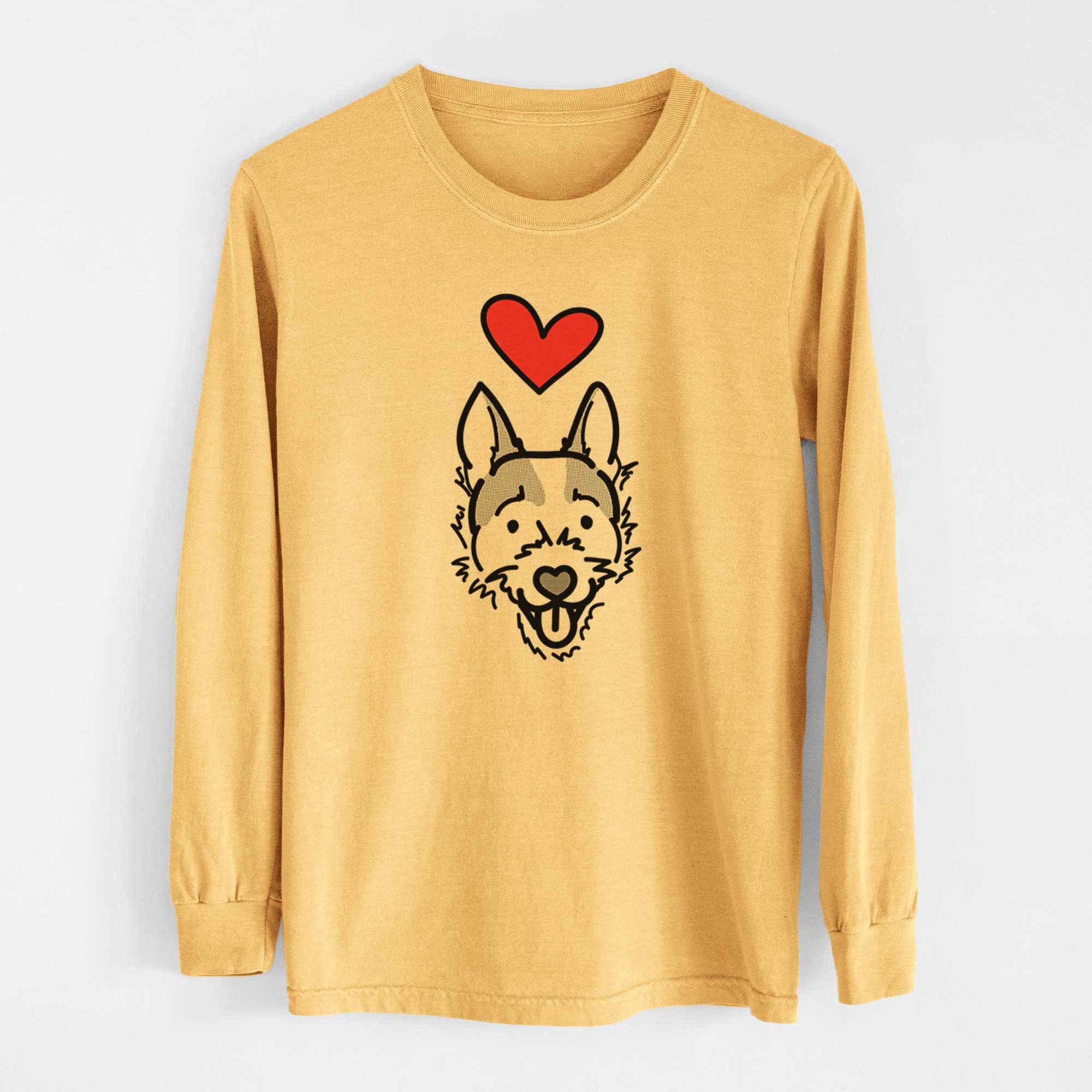 Love Always Jack Russell Terrier - Baxter - Heavyweight 100% Cotton Long Sleeve