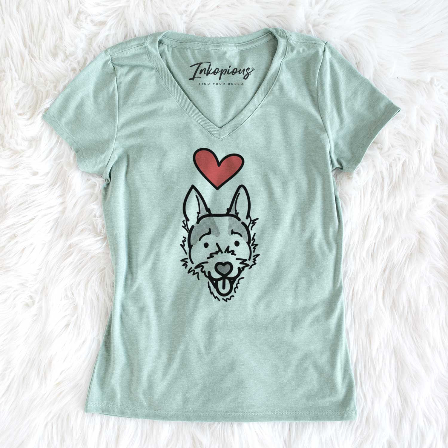 Love Always Jack Russell Terrier - Baxter - Women's V-neck Shirt