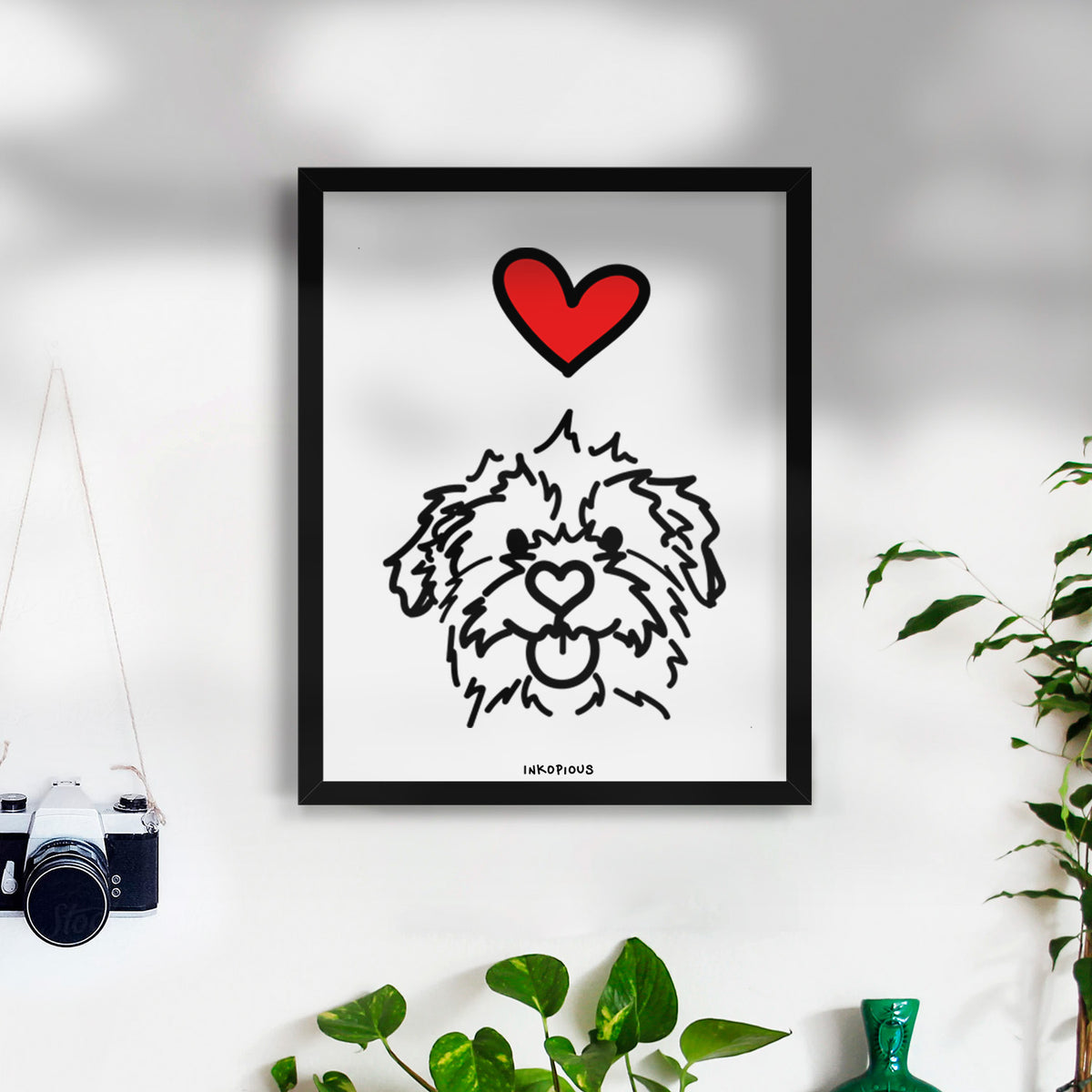 Love Always Mixed Breed - Bea Art Print