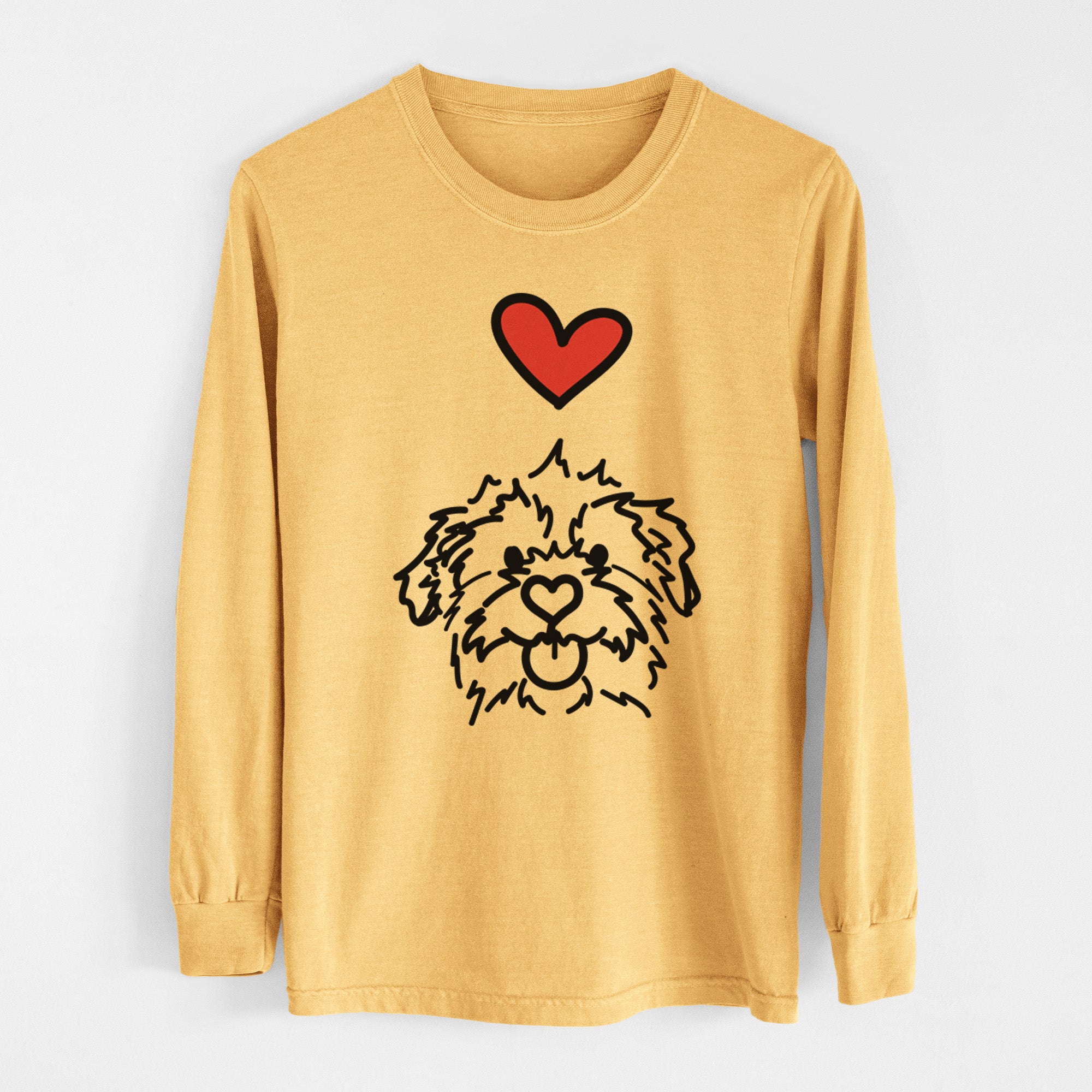 Love Always Mixed Breed - Bea - Heavyweight 100% Cotton Long Sleeve