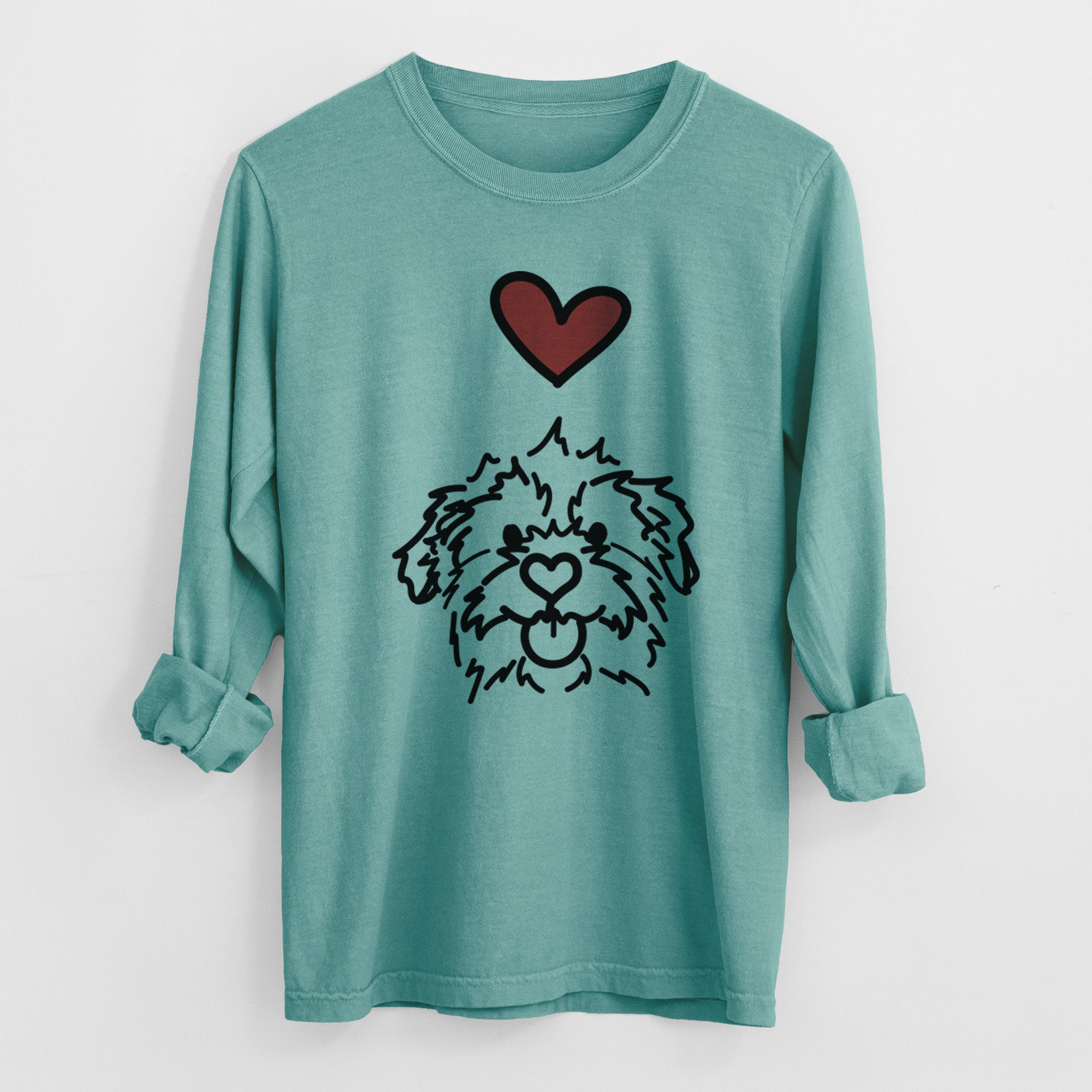 Love Always Mixed Breed - Bea - Heavyweight 100% Cotton Long Sleeve