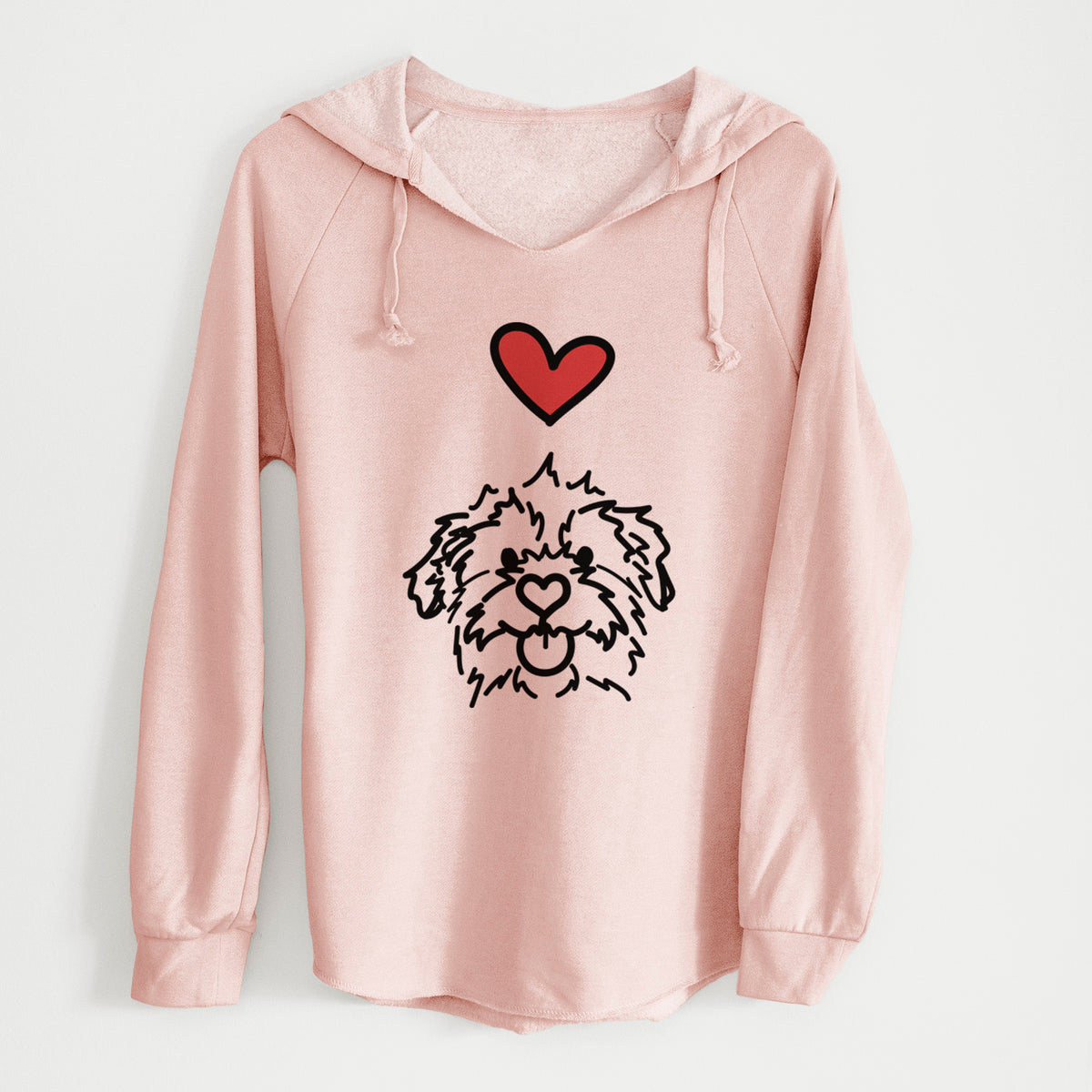 Love Always Mixed Breed - Bea - Cali Wave Hooded Sweatshirt